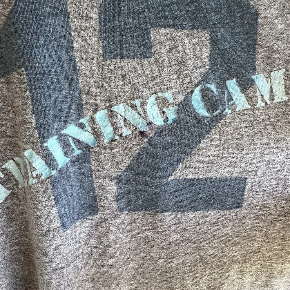 Vintage Dallas Cowboys Training Camp #12 Champion T-Shirt Medium Gray USA
